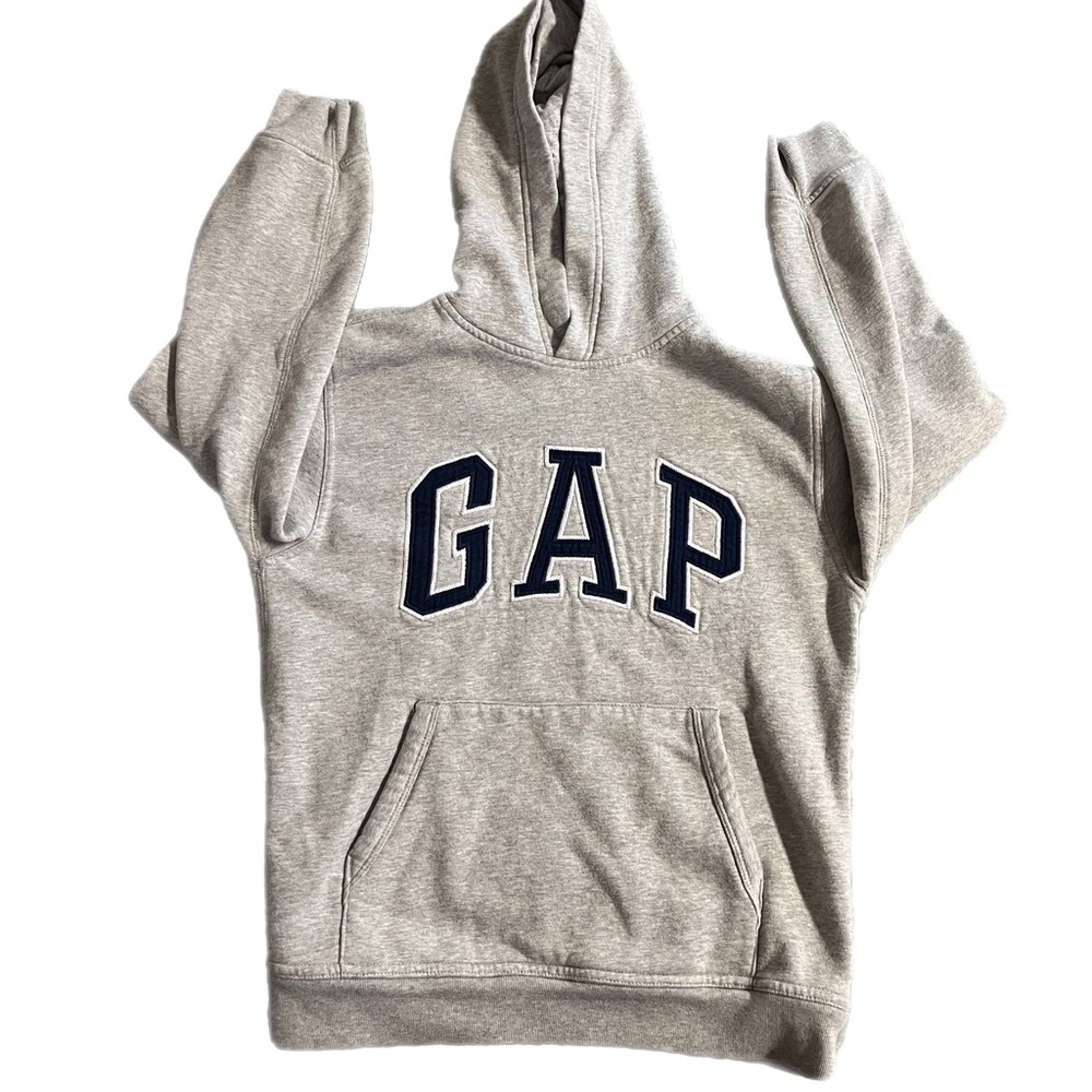 Gapkids grey fleece pullover youth x-large sweatshirt
